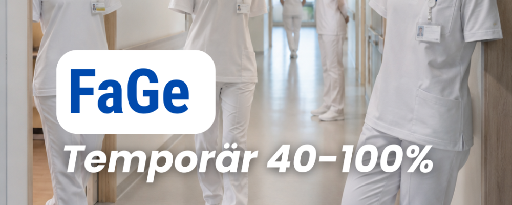 Fachfrau/-mann Gesundheit (FaGe) – Temporär 40–100%